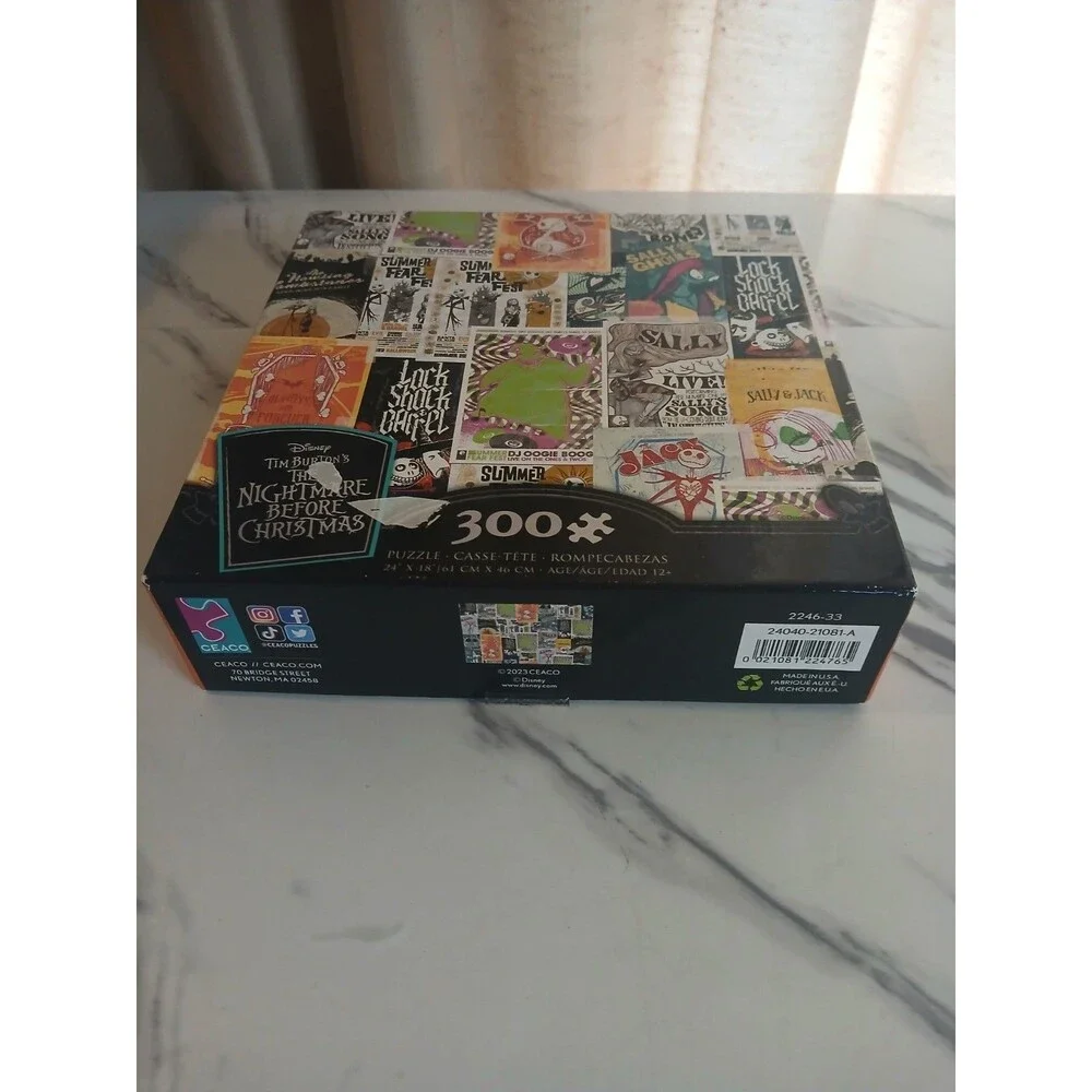 Disney Tim Burton’s The Nightmare Before Christmas - Puzzle NEW